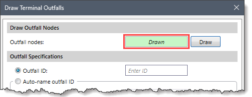 Outfall nodes read-only field