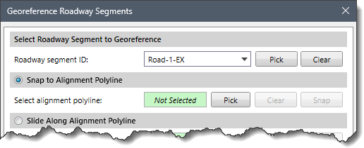 Snap to Alignment Polyline