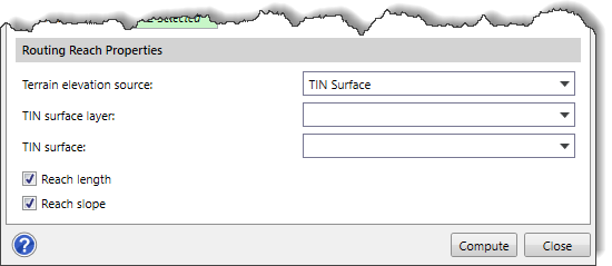TIN Surface terrain elevation source