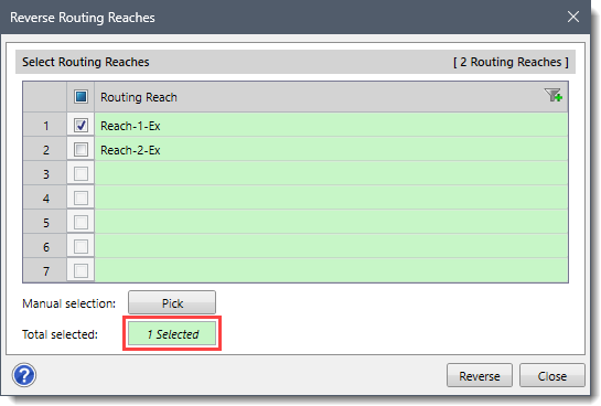 Total Selected Read-only Field