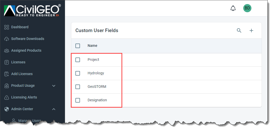 Custom User Fields
