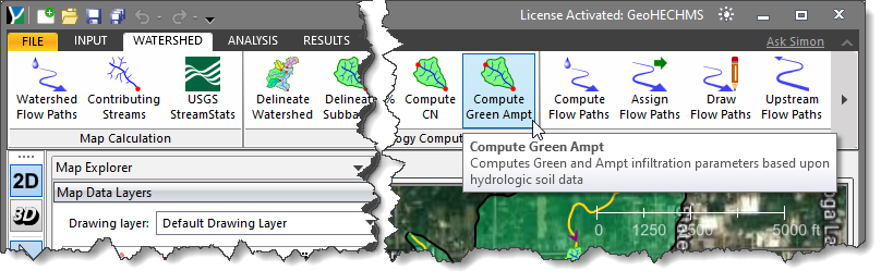 Compute Green Ampt command
