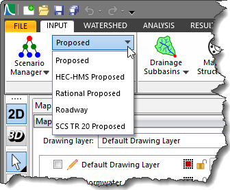 Scenario ID dropdown combo box