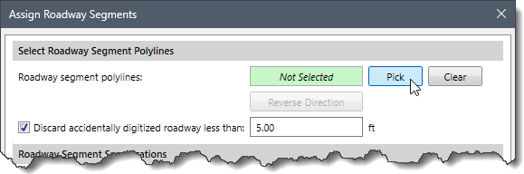 Clicking the [Pick] Button