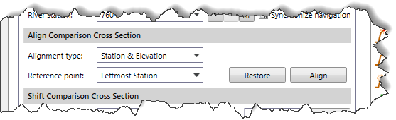 Align Comparison Cross Section section