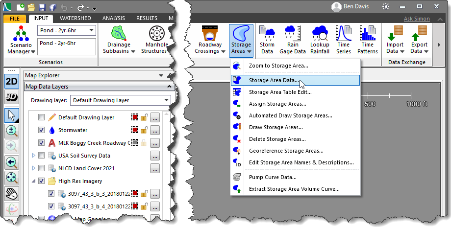 Storage Area Data Command