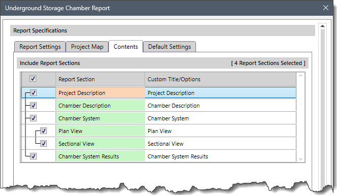 Contents Panel