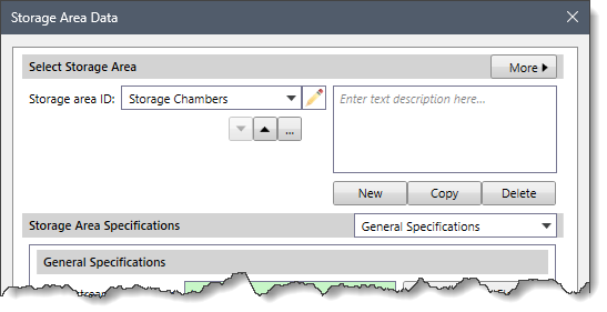 Select Storage Area section