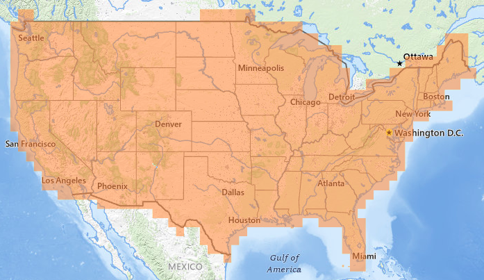 10 Meter Elevation Data by USGS
