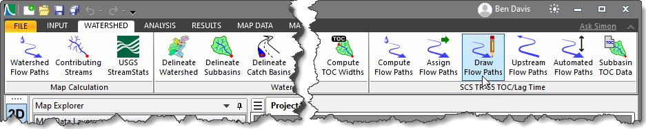 Draw Flow Paths Command