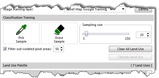 Classification Training section