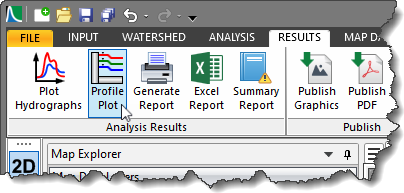 Profile Plot command