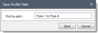Save Profile Path dialog box