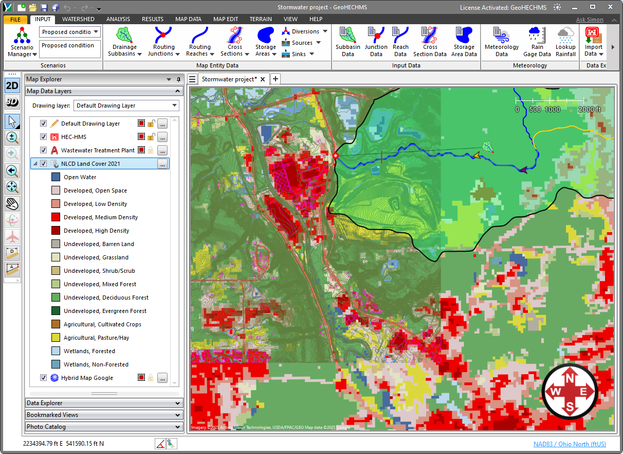 Map View Land Cover Data