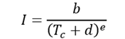 Federal Highway Administration (FHWA) intensity equation