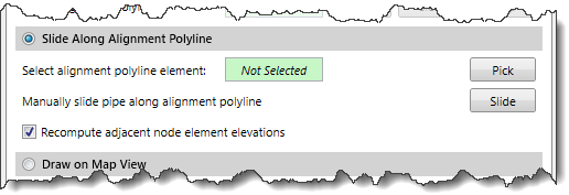 Slide Along Alignment Polyline georeferencing option
