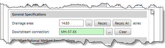 General Specifications section - Modified Rational