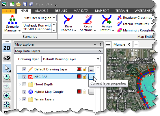 HEC-RAS Layer […] Properties