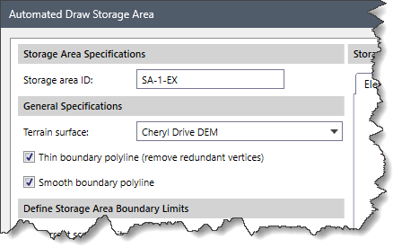 General Specifications section