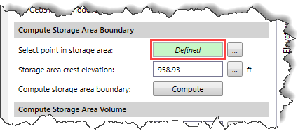 Select point in storage area read-only option