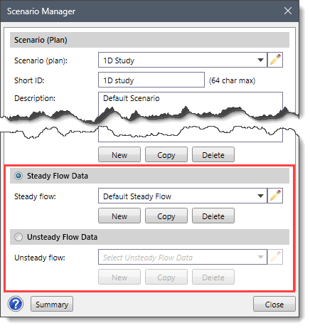 Scenario Manager dialog box