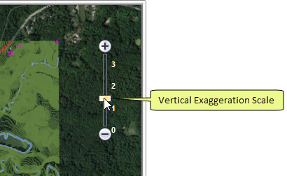 3D Vertical Exaggeration Scale