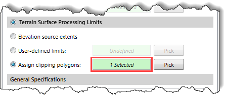 Assign clipping polygons read-only field