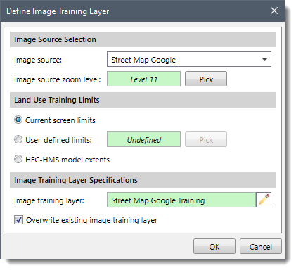 Define Image Training Layer