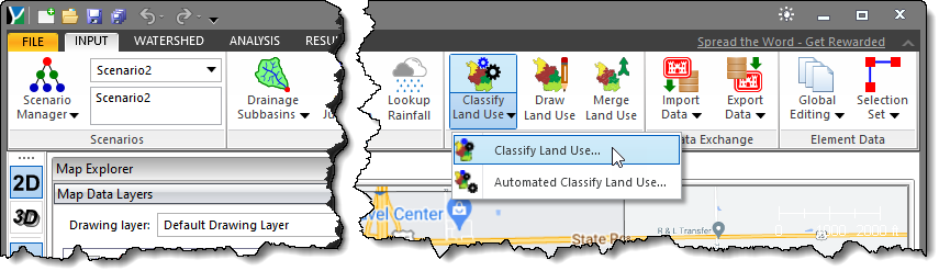 Classify Land Use command