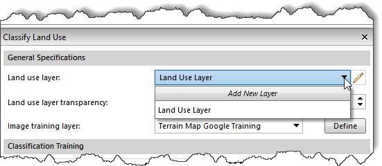 Land use layer