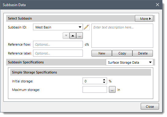 Surface Storage Data panel for Simple Storage method