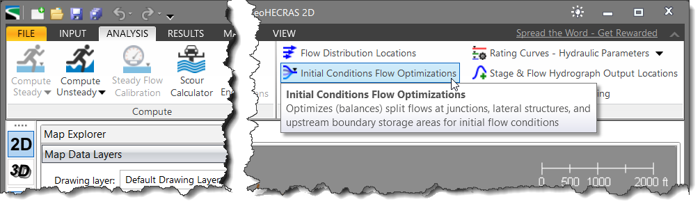 Initial Conditions Flow Optimizations command
