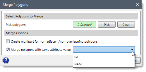 Merge polygons with same attribute value
