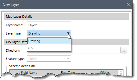 Map Layers Details section