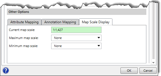 Map Scale Display Panel