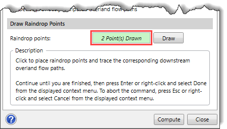 Raindrop points read-only entry