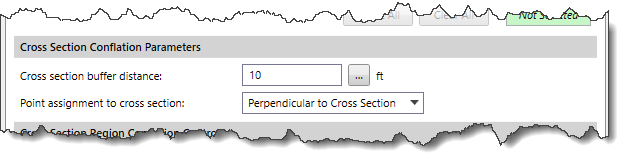 Cross Section Conflation Parameters