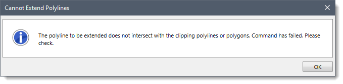 Cannot Extend Polylines