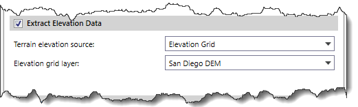 Extract Elevation Data section