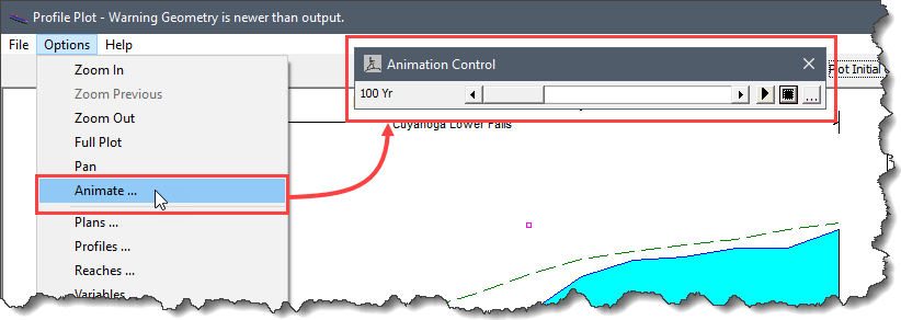 Animation Control dialog box
