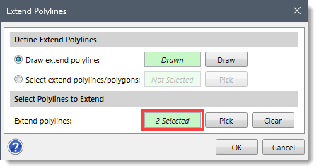 Extend polylines read-only field 