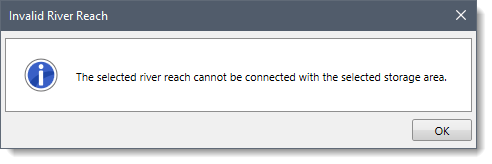 Invalid SA/2D Connection dialog box