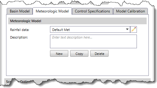 Meteorologic Model panel