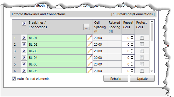 Enforce Breaklines and Connections