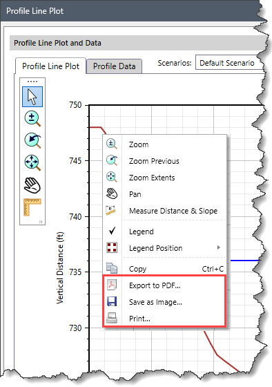 right-click context menu commands