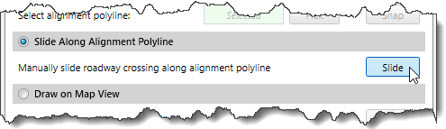 Slide Along Alignment Polyline section